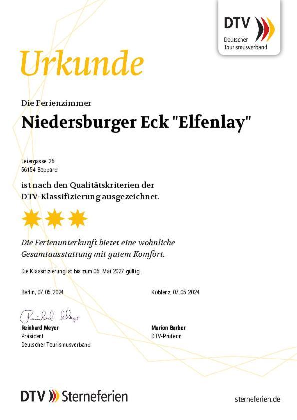 Ferienwohnung Niedersburger Eck, wandern, radfahren, genießen, erholen Boppard Exterior foto